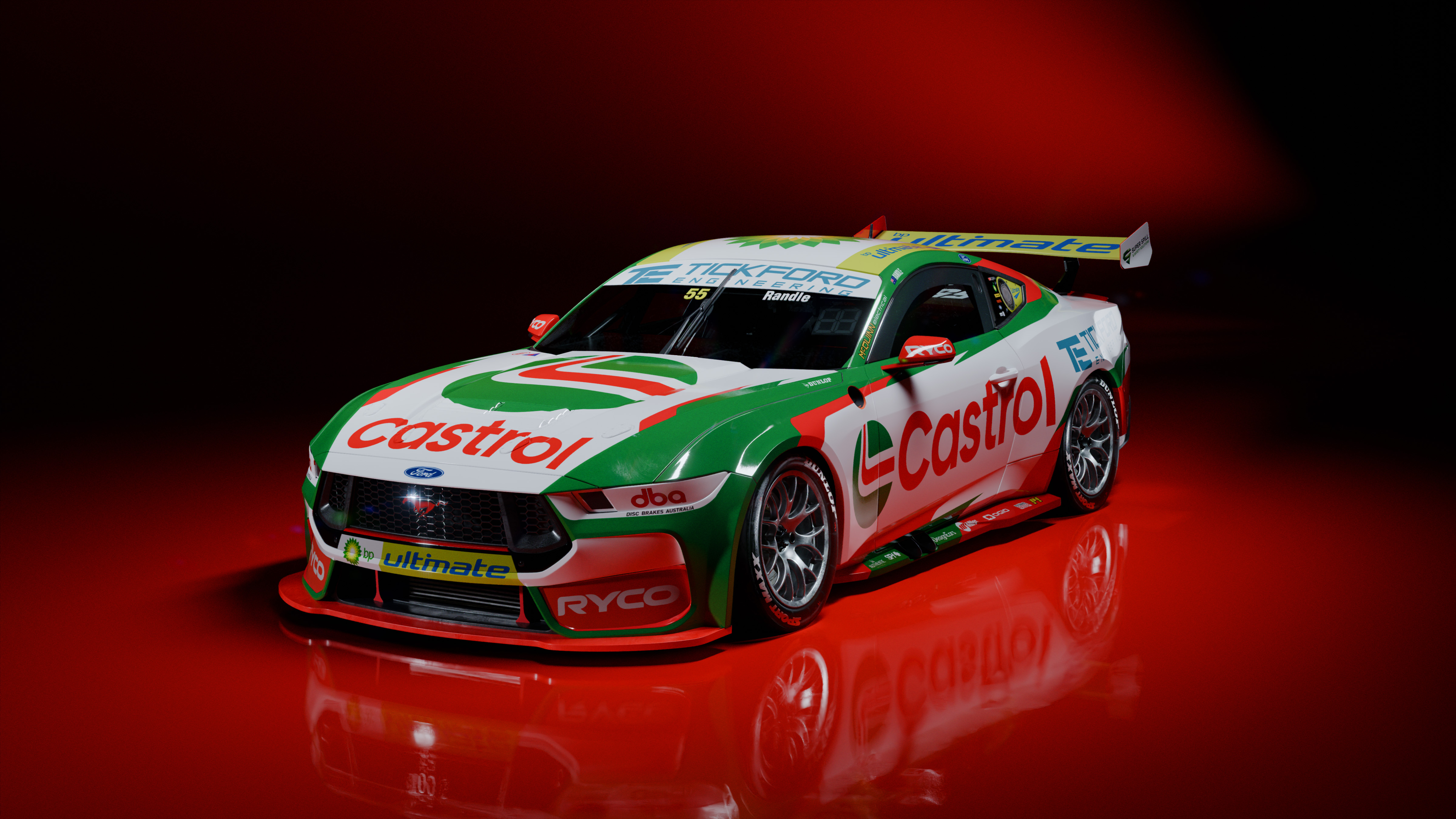 Castrol Racing 2025 Ford Mustang Livery Reveal - Tickford Racing